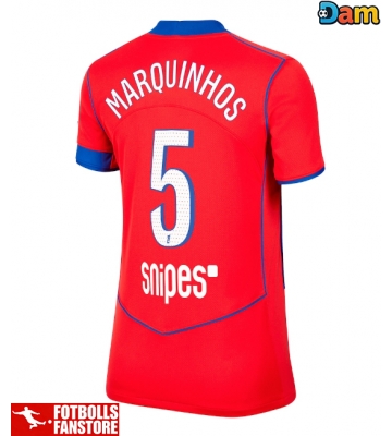 Paris Saint-Germain Marquinhos #5 Tredje Tröja Dam 2025-26 Kortärmad